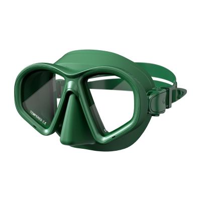 China OEM Freediving Easy Breathe Snorkel Mask Scuba 100cc for sale