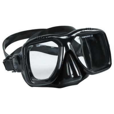 China Adult PVC Swimming Snorkel Mask For Glasses Wearers Scuba Diving for sale