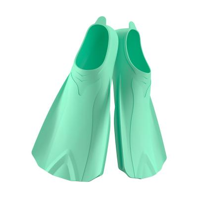 China Silicone Swimming Training Diving Short Diving Fins Flipper For Adults for sale