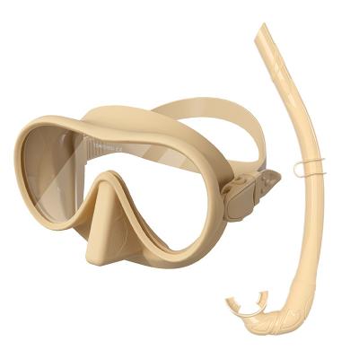 China Adult Women Snorkel with Confidence in our Dive Set Sillicon/PC Mask Tube and Goggles Snorkel Mask Set for sale