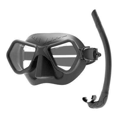 China 65CC Low Volume Easybreath Snorkel Mask Set Freediving Gear for sale