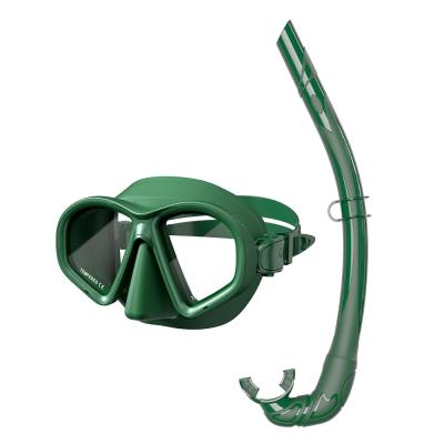 China Adults Youth Snorkel Mask Set Underwater Swimming Diving Equipment Set Silicone for sale