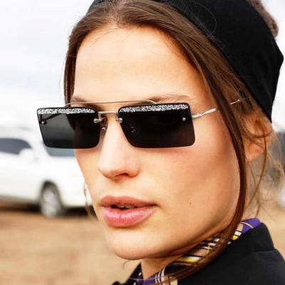 China Fashion Sunglasses 2021 Newest Square Catwalk Prom Candy Color Eyewear Eyewear Shade Glasses Men Women Sunglasses for sale