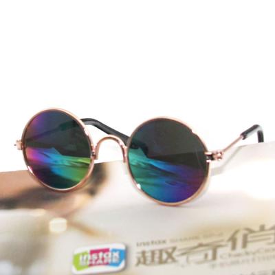 China Wholesale Custom Glass Pet Sunglasses Eyewear Shade Sun Glasses Anti Fashionable Decoration Windproof UV Cat Pet Sunglasses for sale