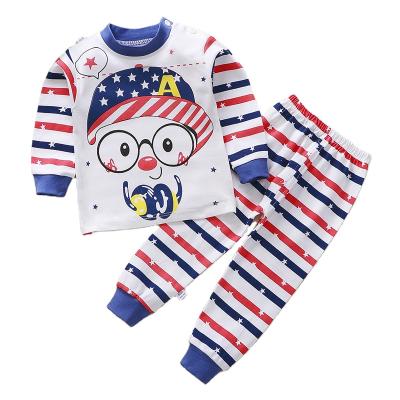 China Wholesale Breathable Boy Girl Children Pajamas Sets Cotton Children Sleepwear Kids Children Pajamas Baby Underwear Suit Combed Cotton for sale