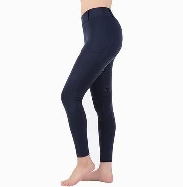 China Fashion Riding Black Tight Pants Women's Equestrian Breeches For Riding Women Full Seat for sale