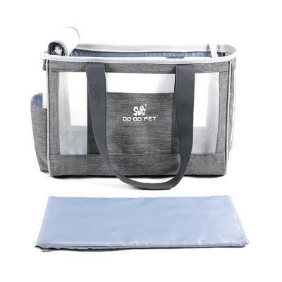 China High Quality Viable PET Carrier Bag For Dogs Weekend Bag Dog Travel Mesh Tote Bag Organizer for sale