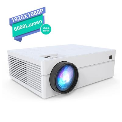 China Pico High brightness 6000 lumens projector full hd 1080p smart phone profile projector china for sale