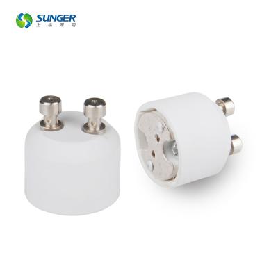 China High Quality GU10 Screw To MR16 Base Adapter Converter Lamp Holder Lamp Adapter With CE RoHS for sale