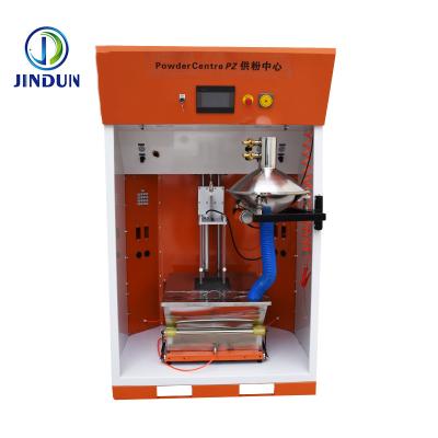 China Building material shops fast color change powder coating feed centers use for powder protection process powder coating booth for sale