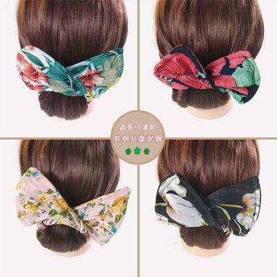 China Fashion Hair Accessories Manufacturer Bow Curlers Fashion Ladies Hair Accessories Hair Curler for sale