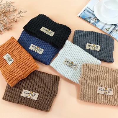 China 2021 Korean Fashion Winter Warm Knitted Bear Headband Ladies Elastic Headband Hair Accessories for sale