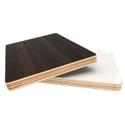 China Wholesale Price High Grade Contemporary Wood Grain Black Walnut Or Faced Plywood / White Melamine Laminate For Furniture And Cabinets for sale