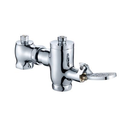 中国 Modern Public Toilet Foot Flush Valve Pedal Brass Use Control Horizontal Flush Flush Valve 販売のため