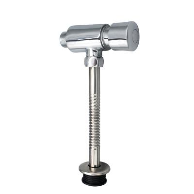 China Modern Brass Wall Mounted Type Push Button Men Public Toilet Urinal Flush Valves en venta