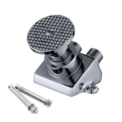 China Other Single Brass Faucet Angle Valve Body Pedal Switch Water Hospital Operating Room School Lab Foot Switch Faucet en venta