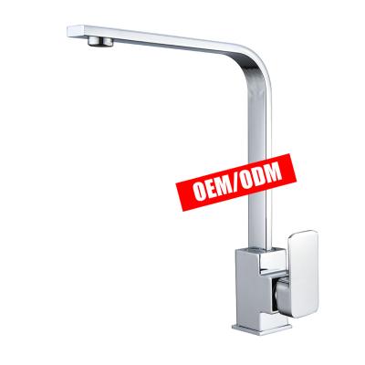 China Other Hot And Cold Kitchen Sink Faucet Single Handle Stainless Steel Kitchen Faucets for sale