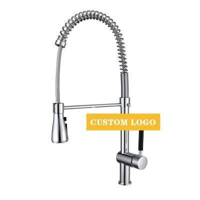 China Lower Neck Long Spray Top Quality UK Style Standard Cold And Hot Brass Plated Kitchen Faucet for sale