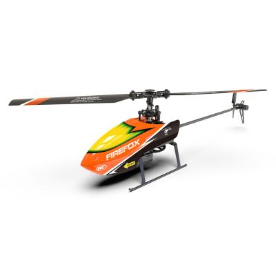 China High Quality Eco-friendly Material No Fin Design C129 4ch 2.4ghz Sun Orange Radio Remote Control Rc Helicopter for sale