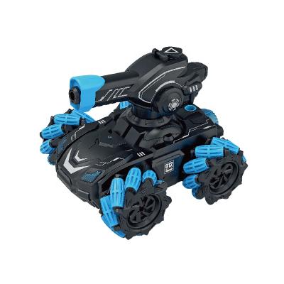 China RC Toy Hobby 2.4G Water Bomb Battle Tank Kids Toy 4 Wheel Drive Military Radio Control With Infrared Spray Tank for sale