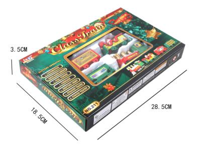 China Slot Toy Electric Musical Railway Track Play Set Kids Christmas Sound Slot Toy Train for sale