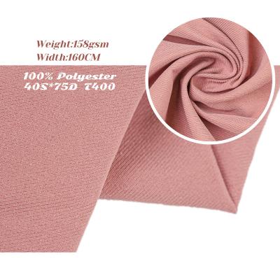 China Best-selling 158gsm 100% Woven Waterproof Stretch Fabric Polyester Fabric 3/1 Calvary Twill Fabric For Jacket for sale