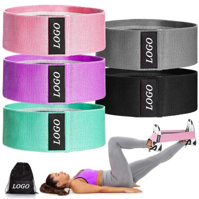 China Yoga Exercise Ready To Board Loose Yoga Cloth Hip Loop Booty Resistance Band for sale