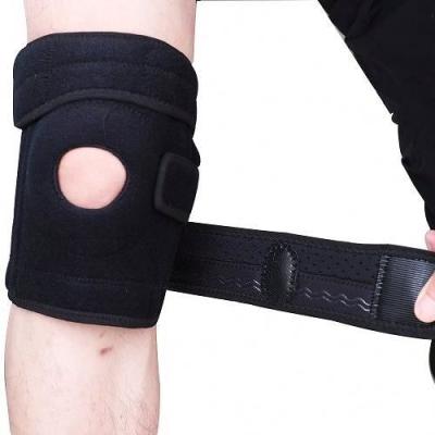 China Knee Brace Immobilize Adjustable Neoprene Knee Support Brace With Anti Slip Strips for sale