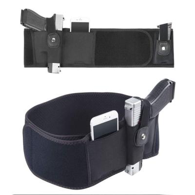 China Magnetic Neoprene Belly Band Holster Adjustable Waterproof Durable Belt Revolver Hidden Carry Gun Holster For Women for sale