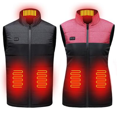 China Wholesale Waterproof Usb Battery Heated Vest Men's Clothing Winter Hunting Stripper Lightweight Heating Temperature Controlled Vest for sale