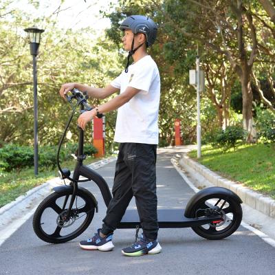 China MSKS Unisex Powerful Motor 350w/500w Scooter Foldable Electric Scooter Bycicle 20inch 16inch Wheel for sale