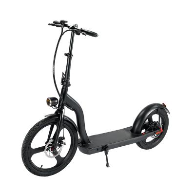 China Unisex Wholesale 16 Inch 350W Folding E Scooter Electric Mobility Weped Modified Electric Scooter MK9S for sale