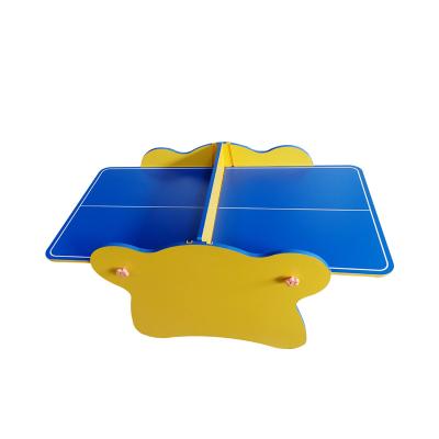 China YoungJoy YJ Sports Children's Mini Table Tennis Table Tennis Simulation Playpen Demountable Foldable Portable Multifunctional Home School Curved Table Corner/Child Training for sale