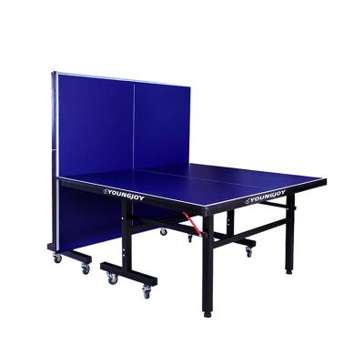 China High quality Youngjoy indoor18mm thickness dismountable foldable ping pong table tennis table home school home competiton for sale