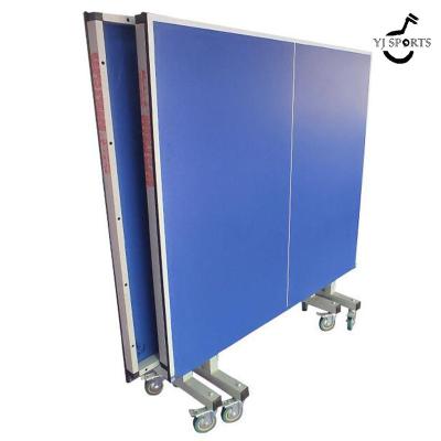 China Sports Activities Customized OEM 18mm 25mm Foldable Outdoor Indoor Mobile Table Tennis Table Ping Pong Table for sale