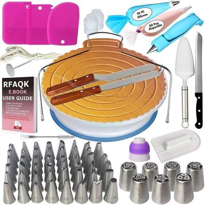 China Sustainable Baking 124PCS Pastry Cake Decorating Cake Tools Set Accessories for sale