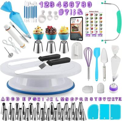 China Viable 230Pcs Cake Decorating Tools Kit Fondant Cake Sugar Craft Cake Decoration Supplies Decorating Tools Pastry Bakeware for sale