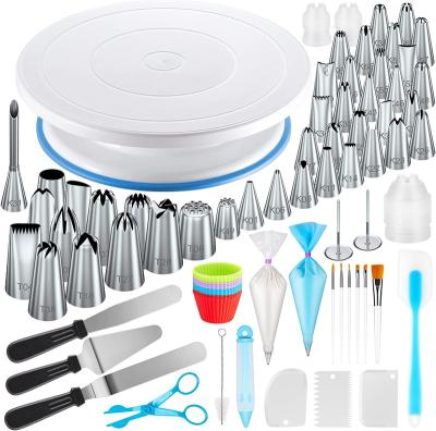 China 178Pcs Cake Decorating Tools Kit Fondant Sugar Craft Cake Decoration Supplies Cake Decorating Tools Pastry Baking Utensils 28*28 for sale