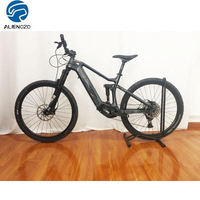 China Carbon fiber double suspension mountain electric bicycle, 27.5 MTB frame, carbon fiber Bafang M500/M600 250W/500W for sale