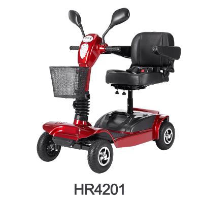 China CE aluminum four wheel mobility scooter electric two seats hadicapped scooter for sale