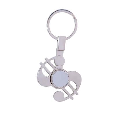 China Souvenir Customized Metal 360 Degree Restless Spinner Decompression Spinning Key Chain Key Chain for sale