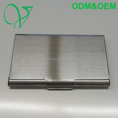 China NATIONAL Metal Brushed Finish Wholesale Bulk Business Card Holder for sale