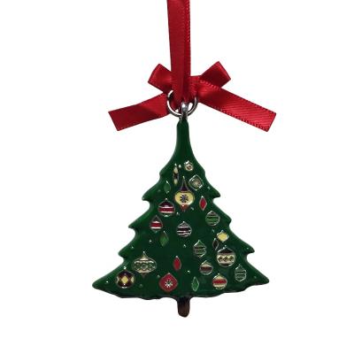 China Home Decoration Metal Christmas Tree Interior Decoration Custom Pendant Compact Christmas Tree for sale