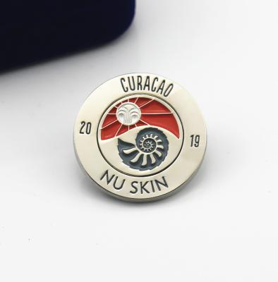 China Factory wholesale high quality metal enamel badge custom zinc alloy pin for sale