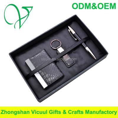 China Business Gift Personalized Leather Corporate Gift Set for sale