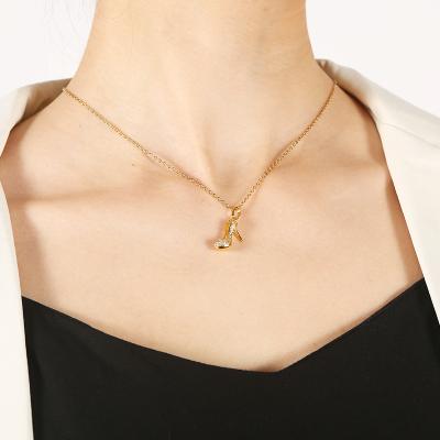 China Joker Factory Direct Selling Various Goods Using High Heel Love Lock NecklacesPopular Charm Pedant Necklace for sale