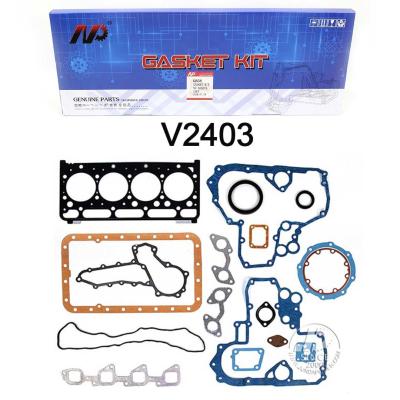 China V2403 Kubota Engine Full Gasket Kit V2403 Cylinder Head Gasket for sale