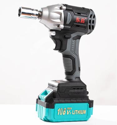 China Construction DOQI cordless electric impact wrench, lithium-ion battery 3.0AH/4.0AH, one piece for sale