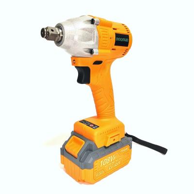 China Construction DOQI cordless electric impact wrench, lithium-ion battery 3.0AH/4.0AH, one piece for sale