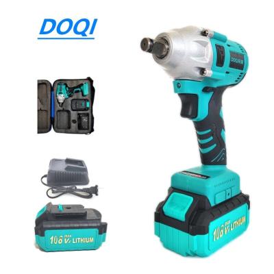 China Construction DOQI cordless electric impact wrench, lithium-ion battery 3.0AH/4.0AH1 piece for sale